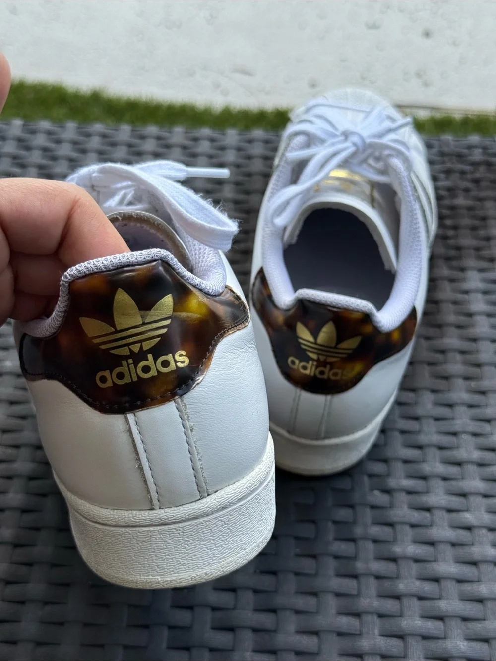 Adidas Superstar ‘Tortoiseshell’ | Women’s Size 8 | tortoiseshell & gold accents